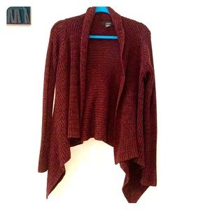 Forever 21 burgundy cardigan